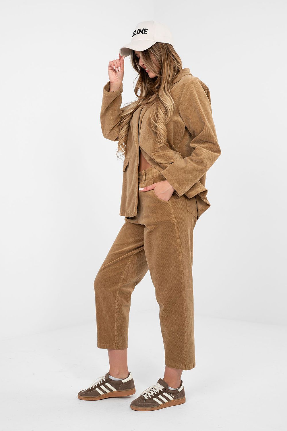  corduroy trousers model 224996 Rue Paris 
